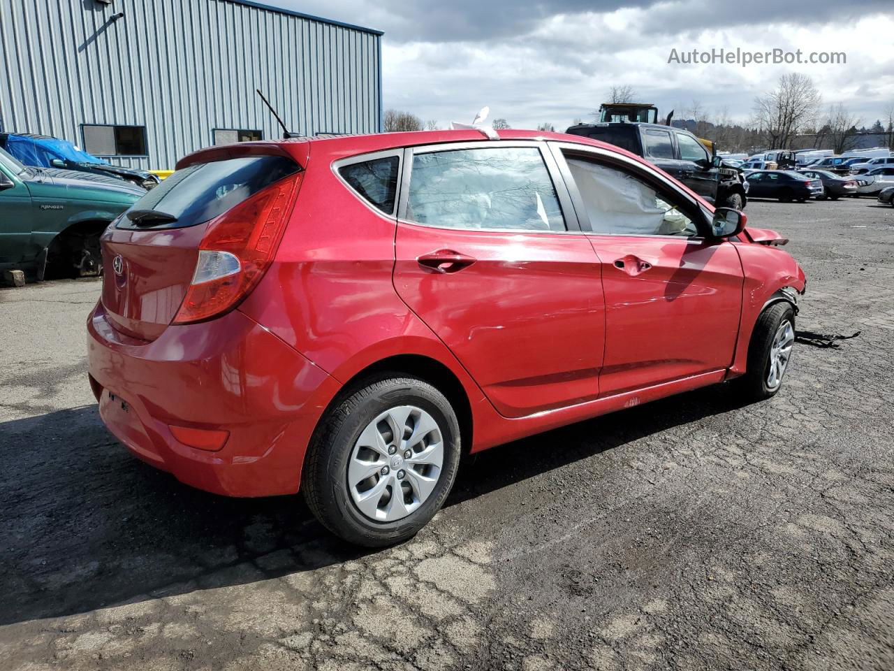 2015 Hyundai Accent Gs Red vin: KMHCT5AE9FU213411