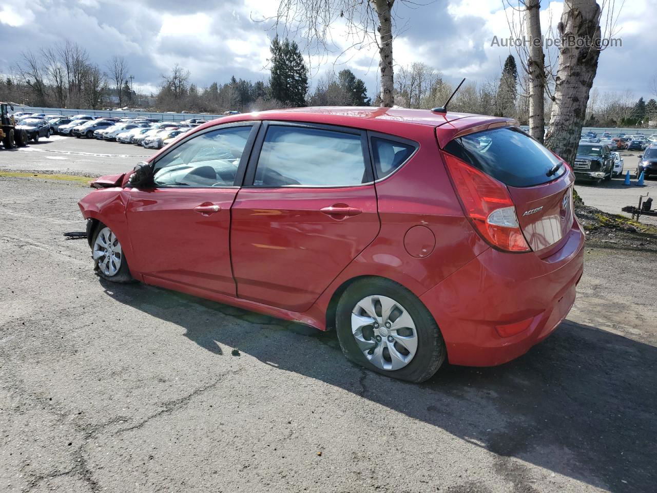 2015 Hyundai Accent Gs Red vin: KMHCT5AE9FU213411