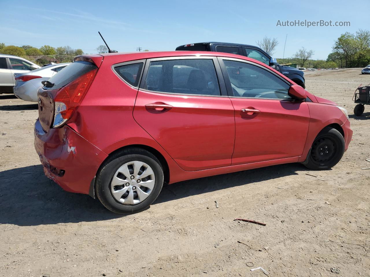 2015 Hyundai Accent Gs Red vin: KMHCT5AE9FU215756