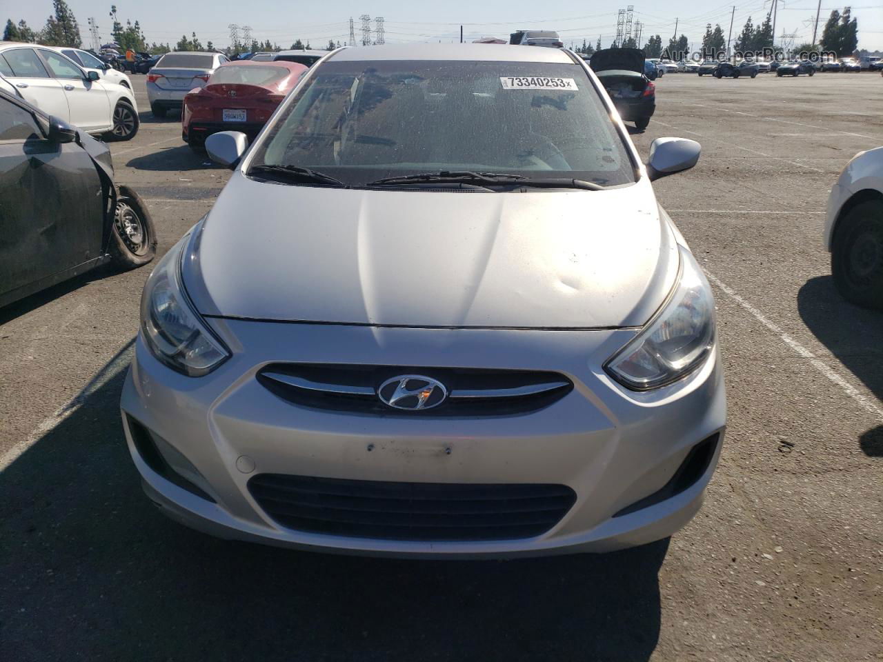 2015 Hyundai Accent Gs Серебряный vin: KMHCT5AE9FU219256