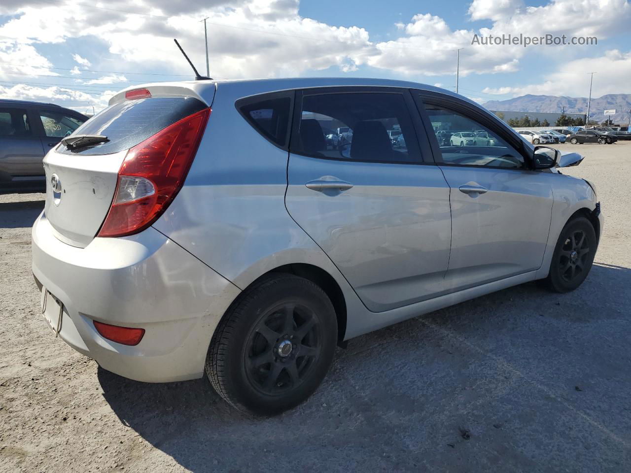 2016 Hyundai Accent Se Silver vin: KMHCT5AE9GU255448