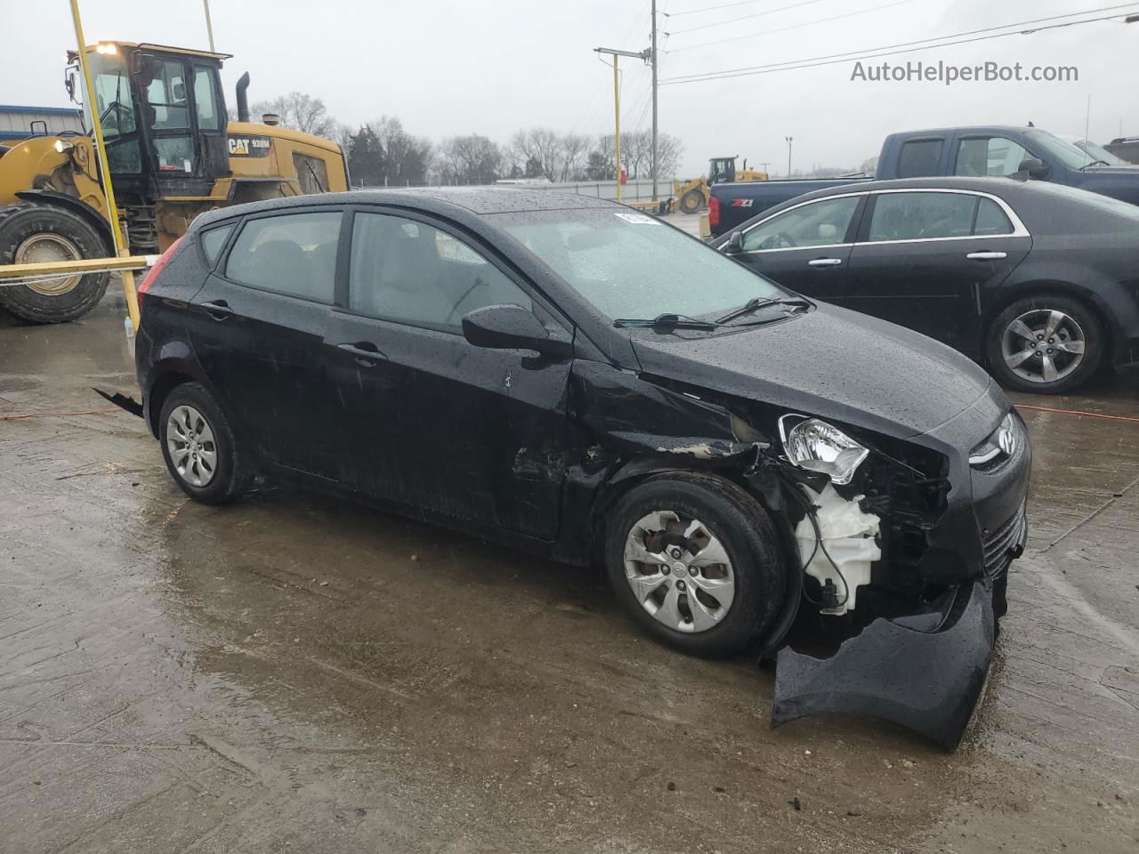 2016 Hyundai Accent Se Black vin: KMHCT5AE9GU265462