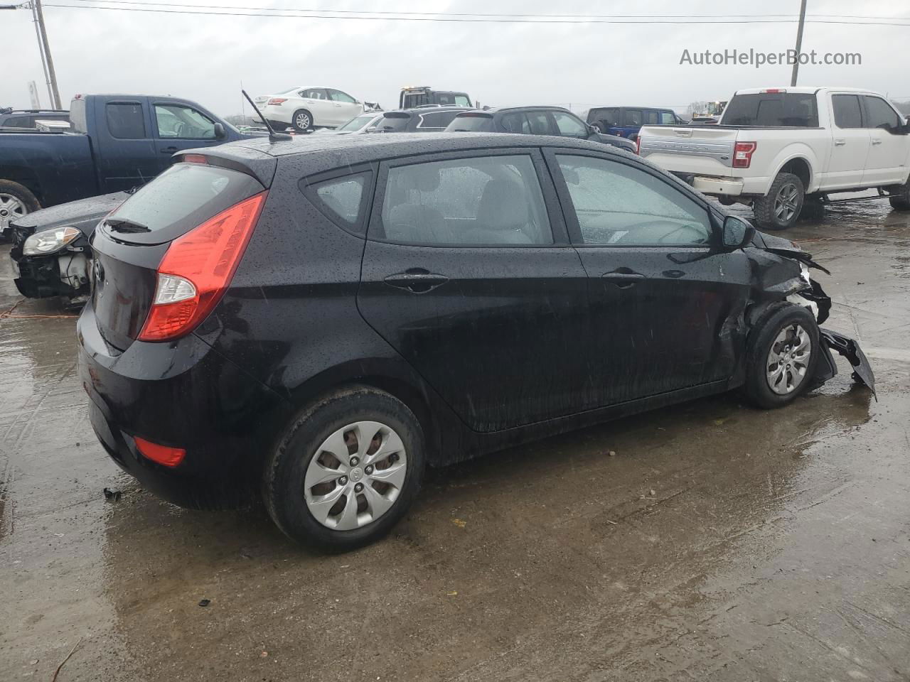 2016 Hyundai Accent Se Black vin: KMHCT5AE9GU265462