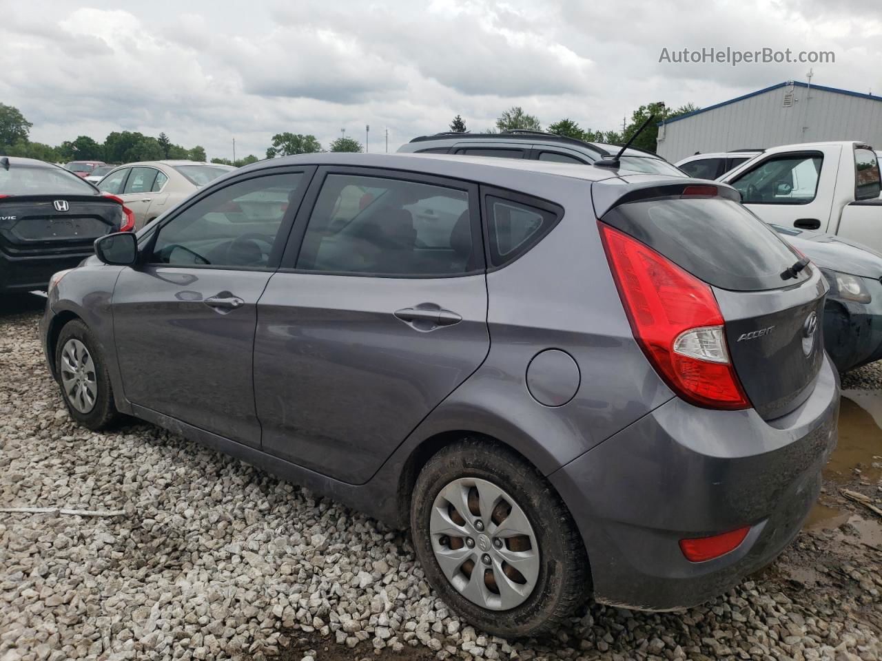 2016 Hyundai Accent Se Gray vin: KMHCT5AE9GU266501