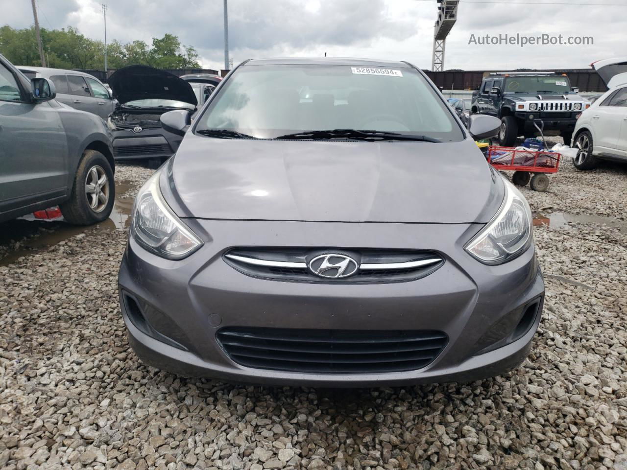 2016 Hyundai Accent Se Gray vin: KMHCT5AE9GU266501