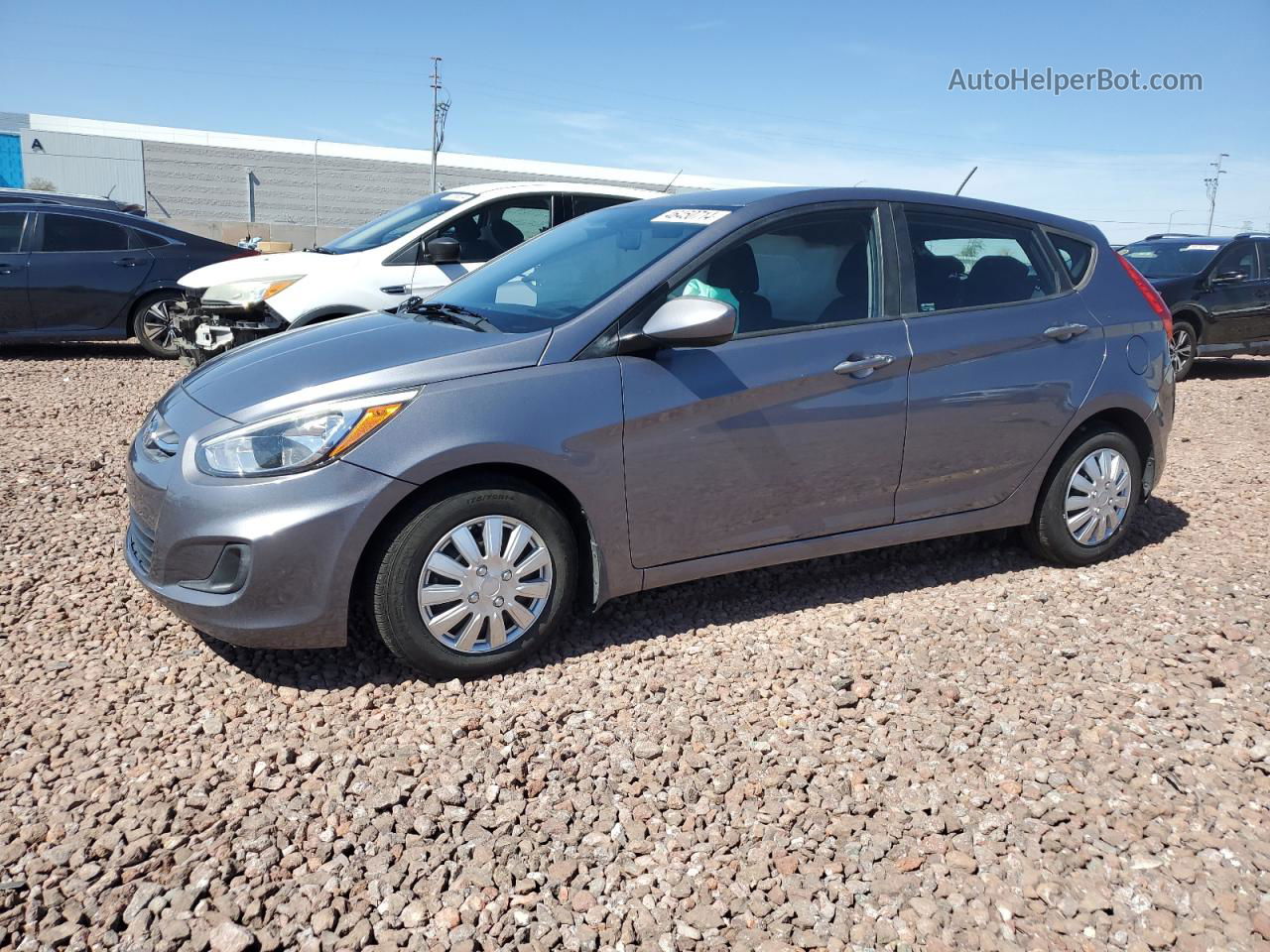 2016 Hyundai Accent Se Charcoal vin: KMHCT5AE9GU272282