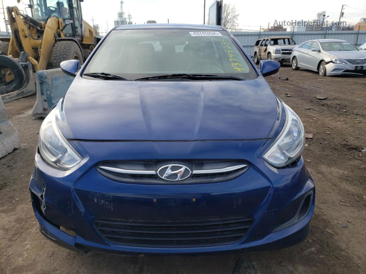 2016 Hyundai Accent Se Синий vin: KMHCT5AE9GU279801