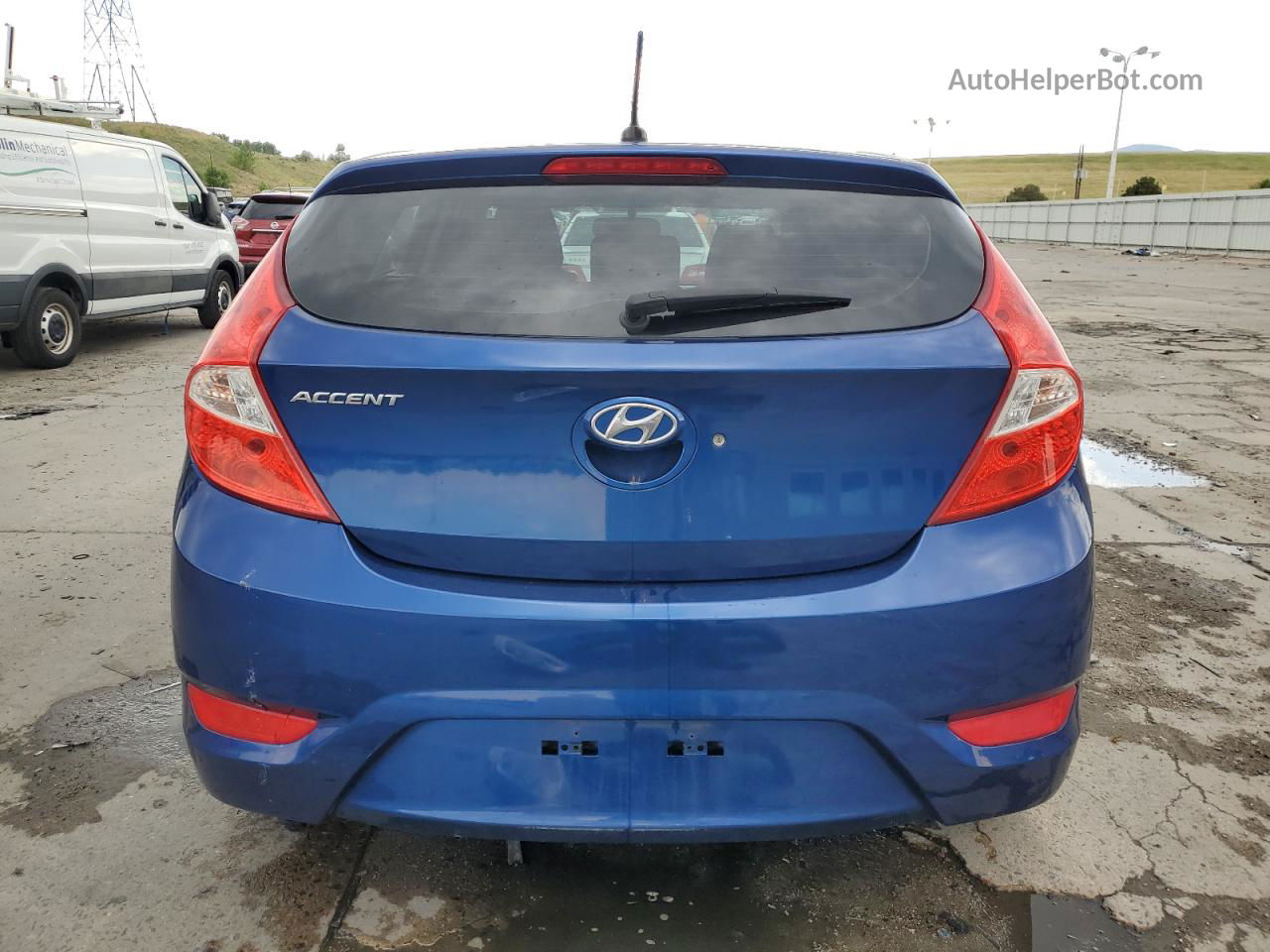 2016 Hyundai Accent Se Blue vin: KMHCT5AE9GU283198