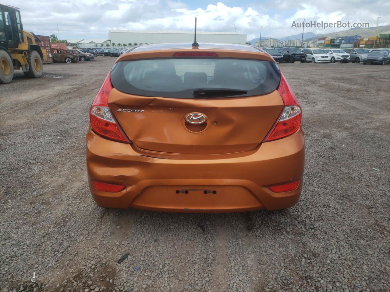 2017 Hyundai Accent Se Orange vin: KMHCT5AE9HU321806