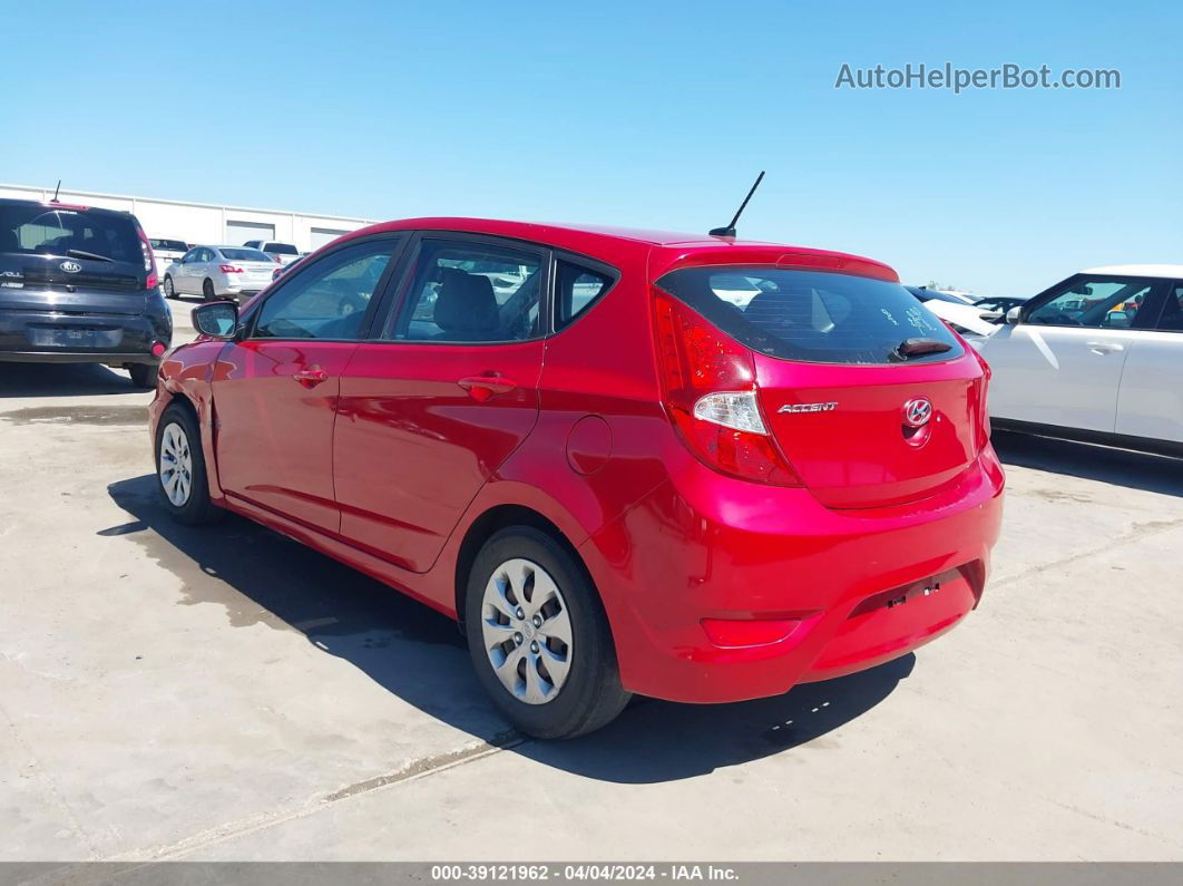 2017 Hyundai Accent Se Красный vin: KMHCT5AE9HU340498