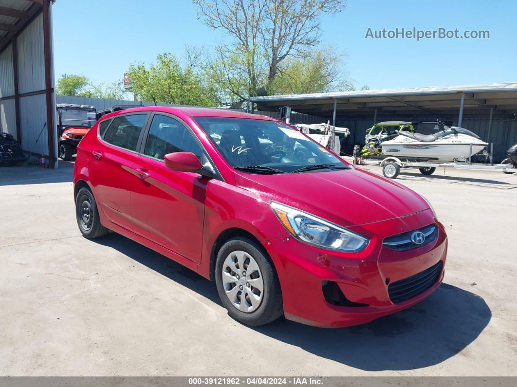 2017 Hyundai Accent Se Красный vin: KMHCT5AE9HU340498