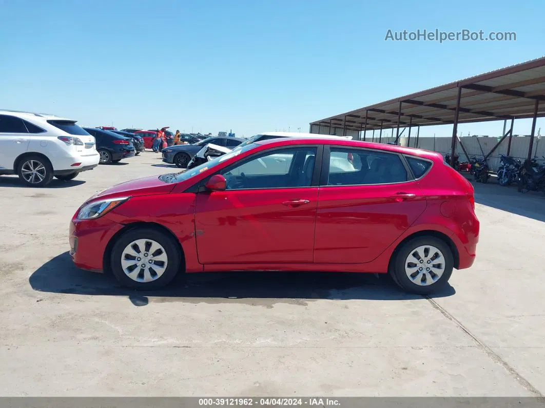 2017 Hyundai Accent Se Красный vin: KMHCT5AE9HU340498