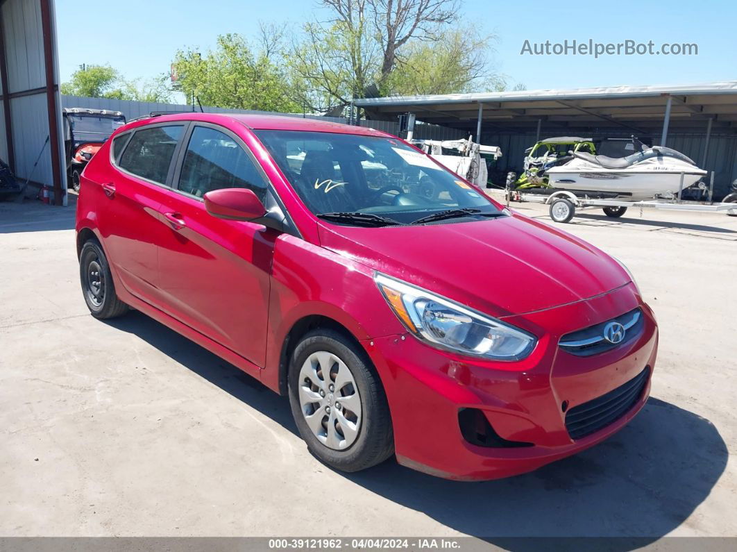 2017 Hyundai Accent Se Red vin: KMHCT5AE9HU340498