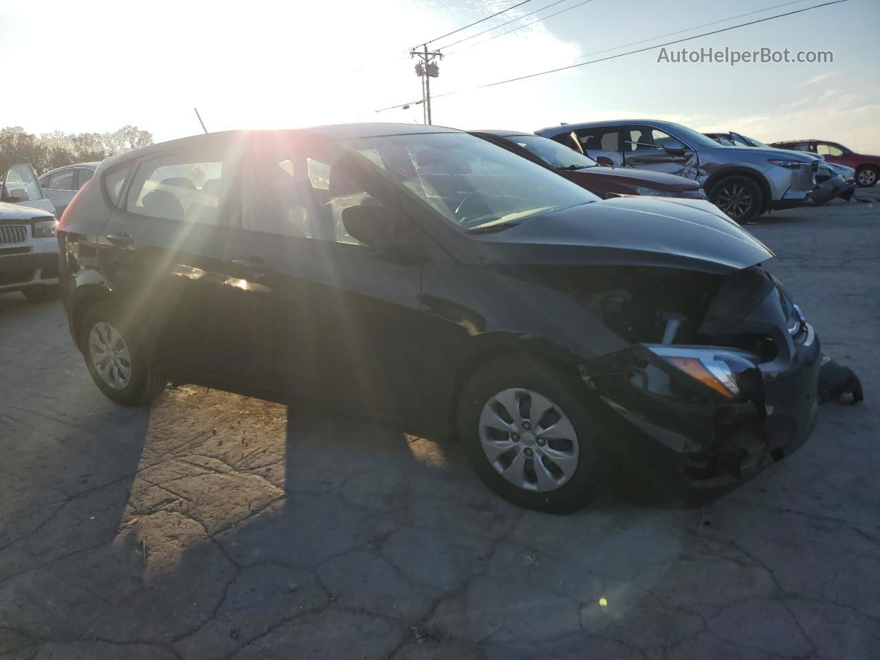 2017 Hyundai Accent Se Black vin: KMHCT5AE9HU353428