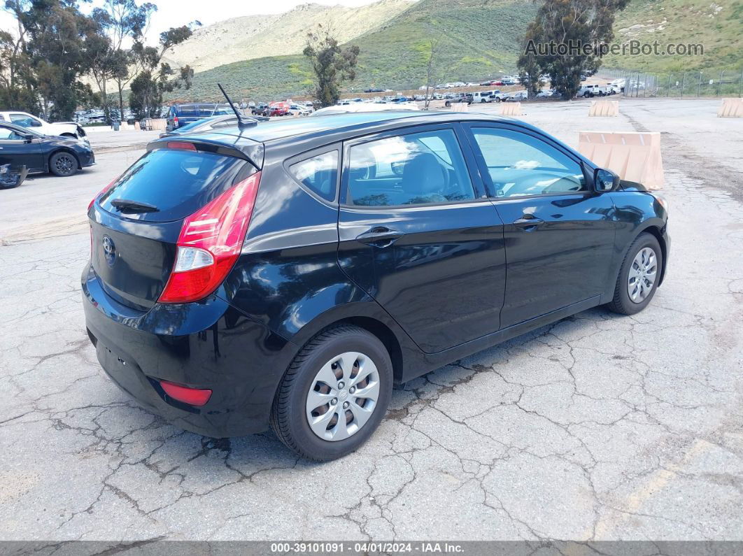 2017 Hyundai Accent Se Black vin: KMHCT5AE9HU362985