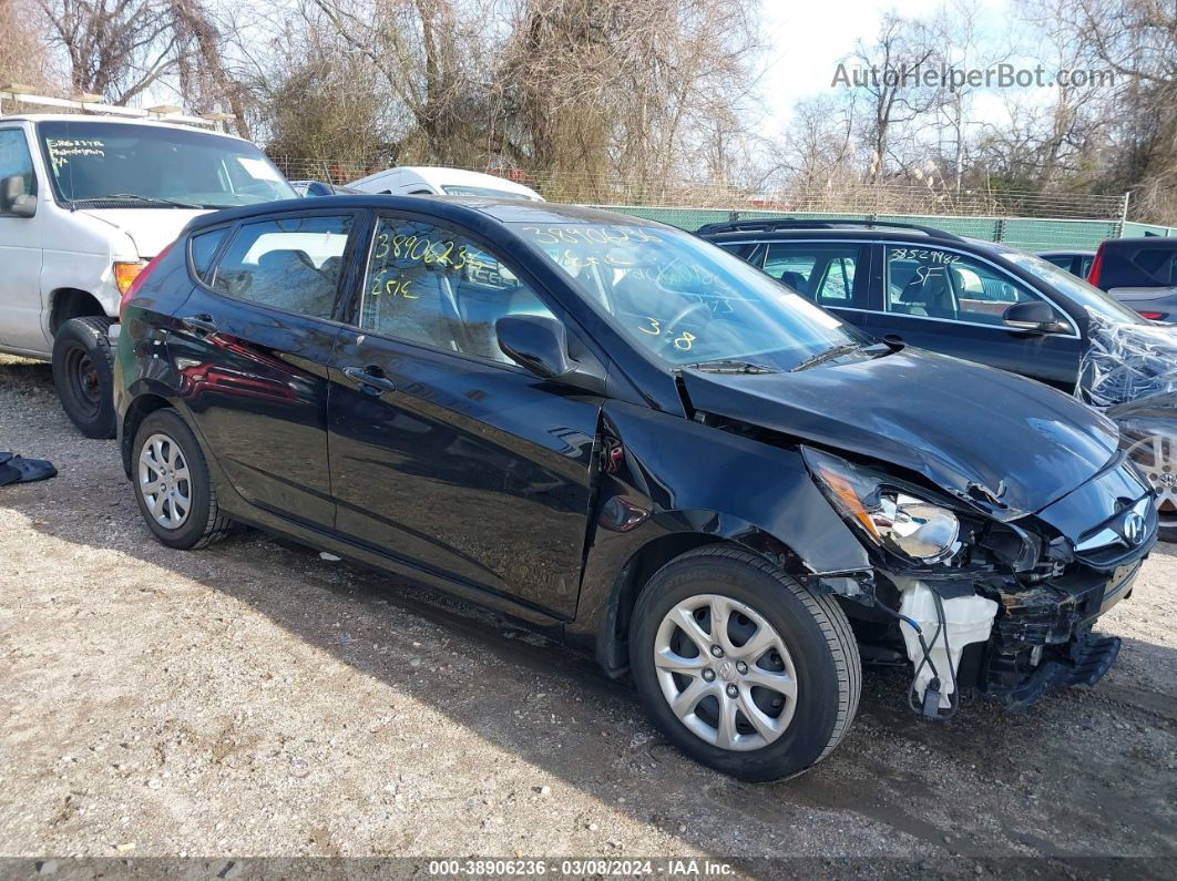 2013 Hyundai Accent Gs Black vin: KMHCT5AEXDU084625