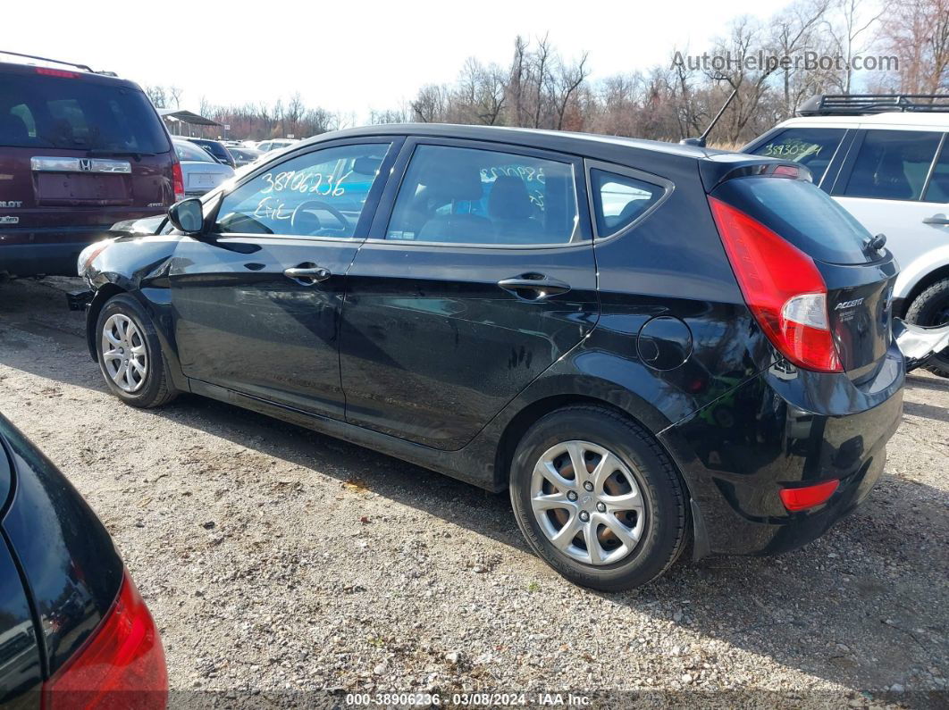 2013 Hyundai Accent Gs Black vin: KMHCT5AEXDU084625