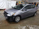 2014 Hyundai Accent Gls Gray vin: KMHCT5AEXEU141603