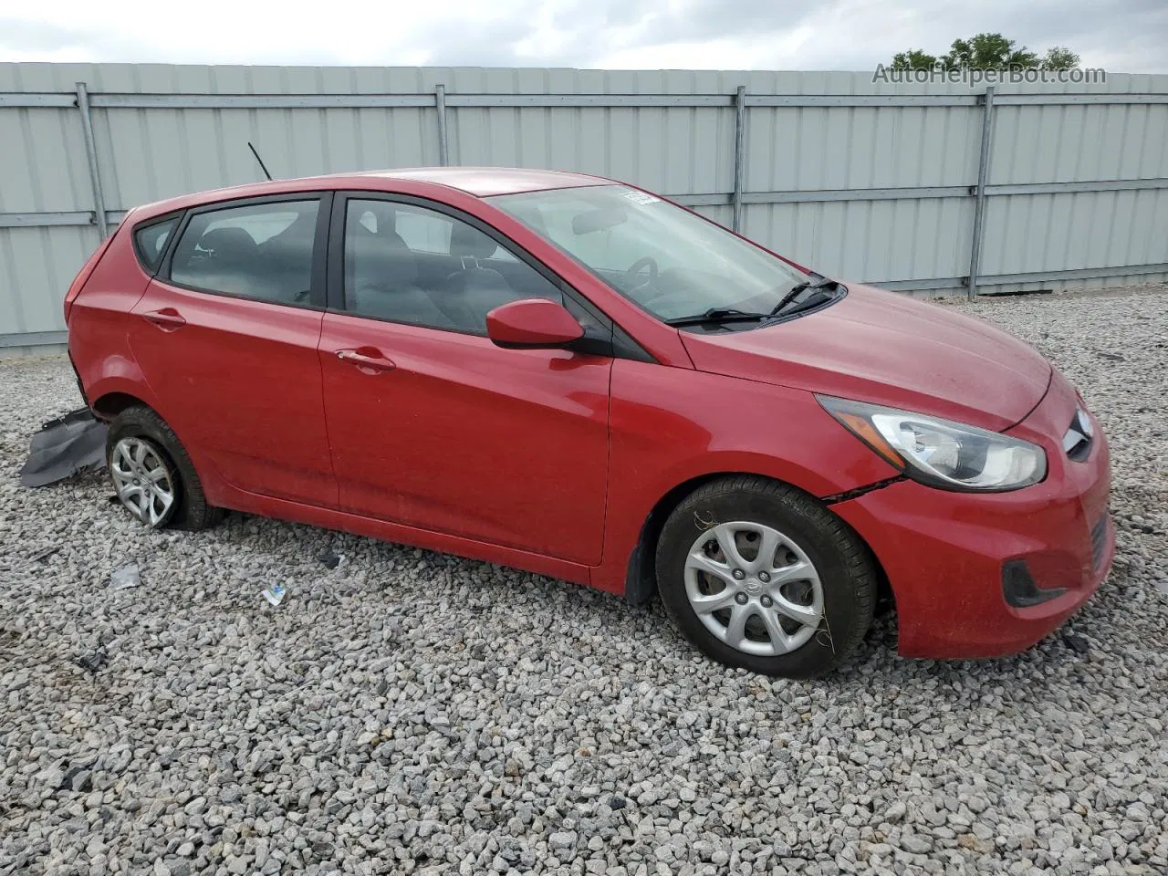 2014 Hyundai Accent Gls Red vin: KMHCT5AEXEU182765