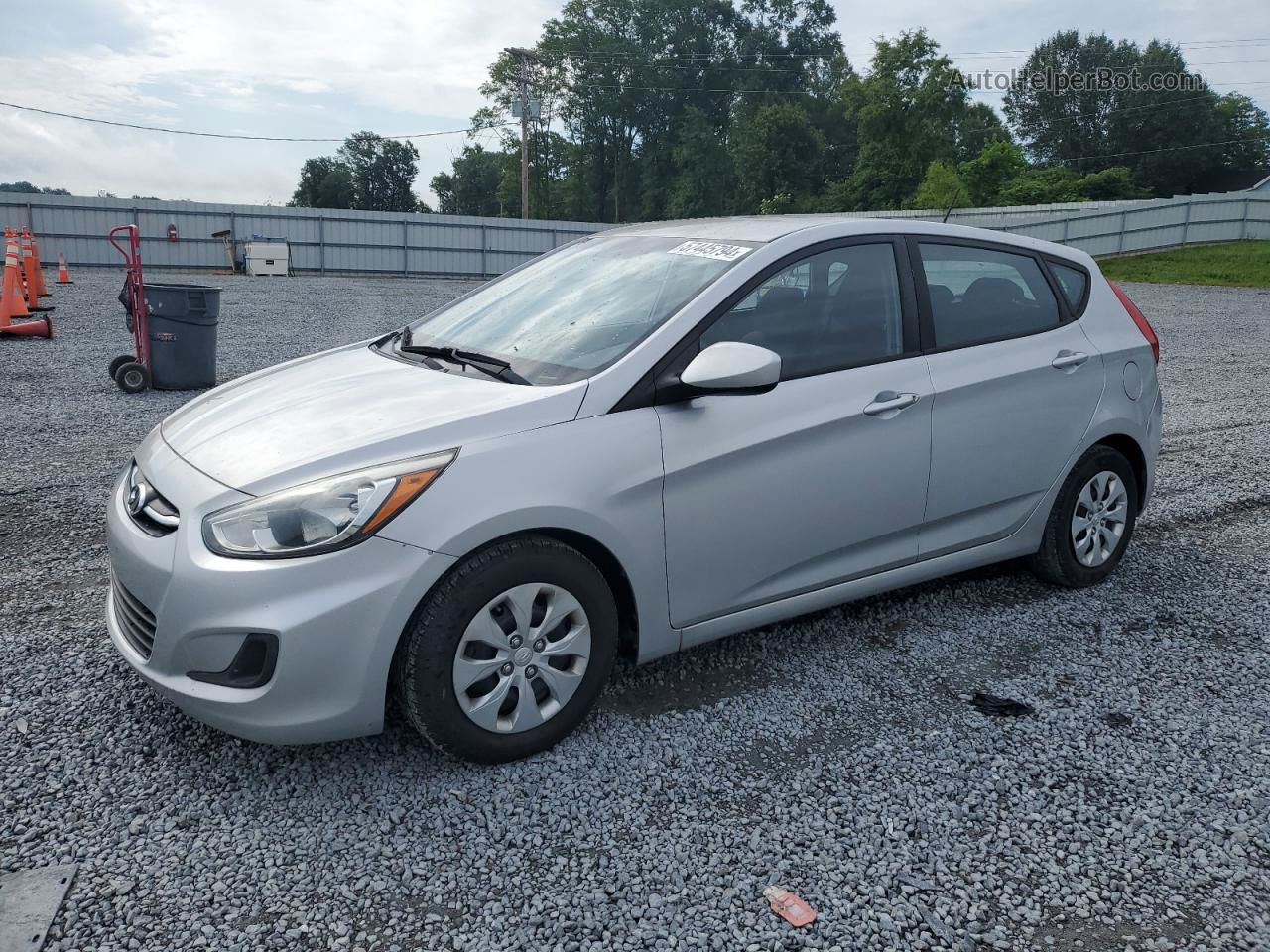 2015 Hyundai Accent Gs Gray vin: KMHCT5AEXFU219024