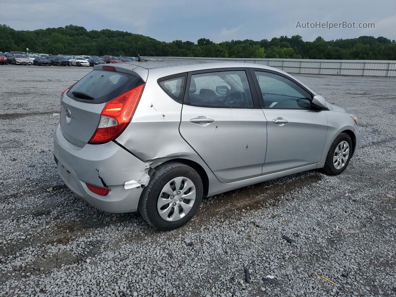 2015 Hyundai Accent Gs Gray vin: KMHCT5AEXFU219024