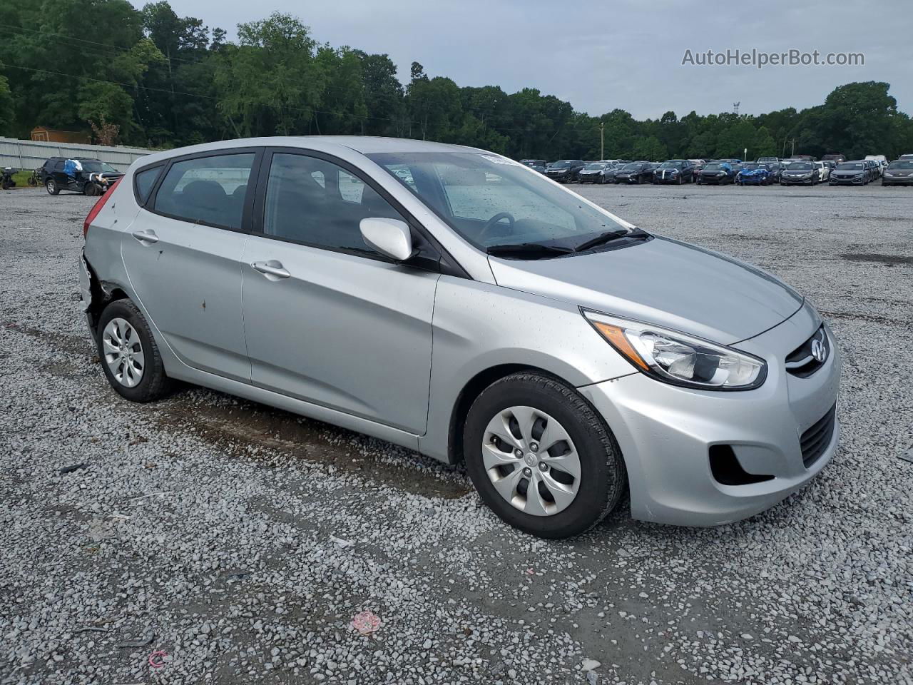 2015 Hyundai Accent Gs Gray vin: KMHCT5AEXFU219024