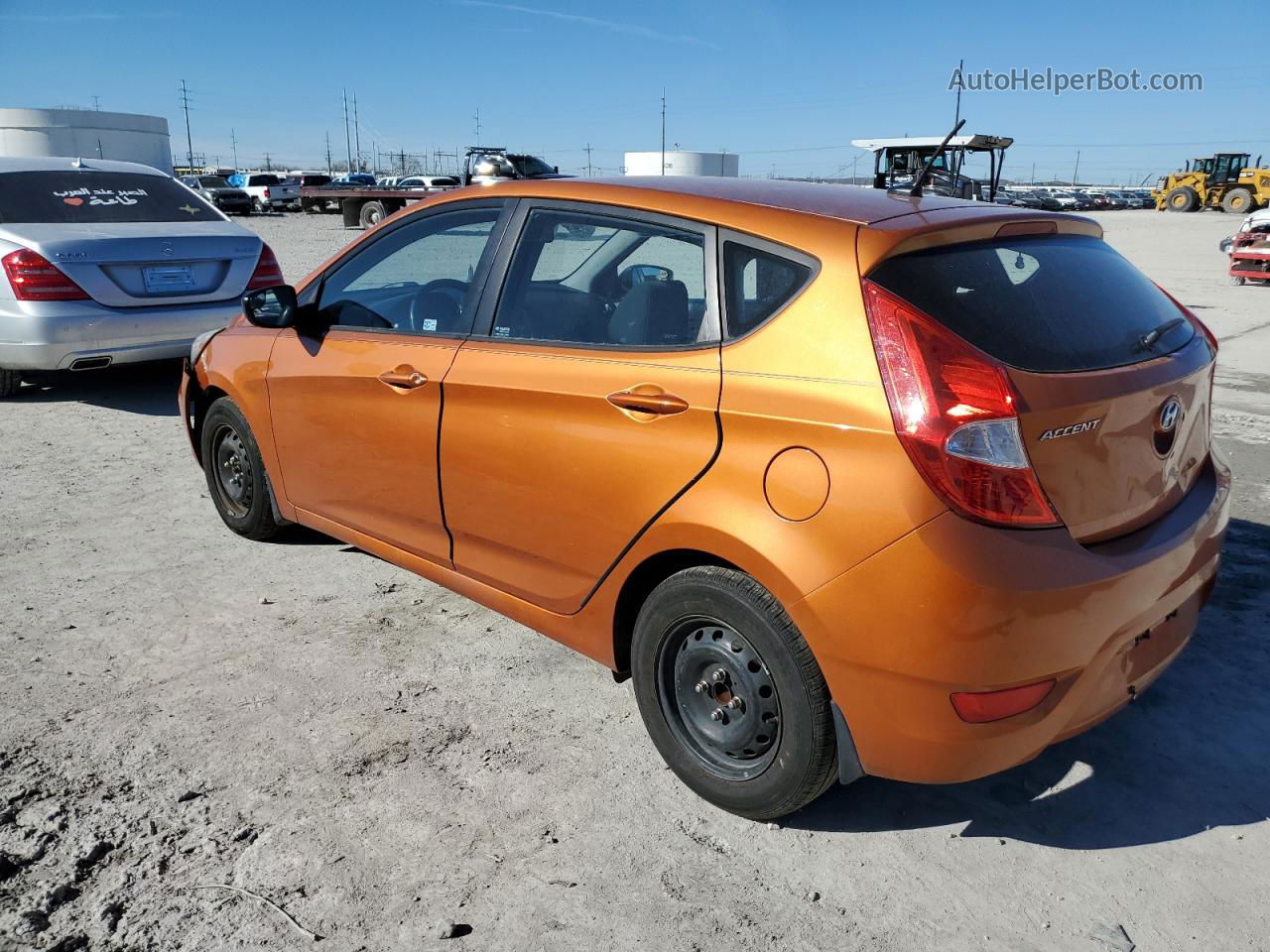 2015 Hyundai Accent Gs Orange vin: KMHCT5AEXFU220951