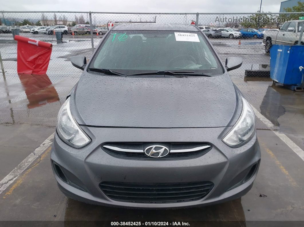 2015 Hyundai Accent Gs Серый vin: KMHCT5AEXFU233487