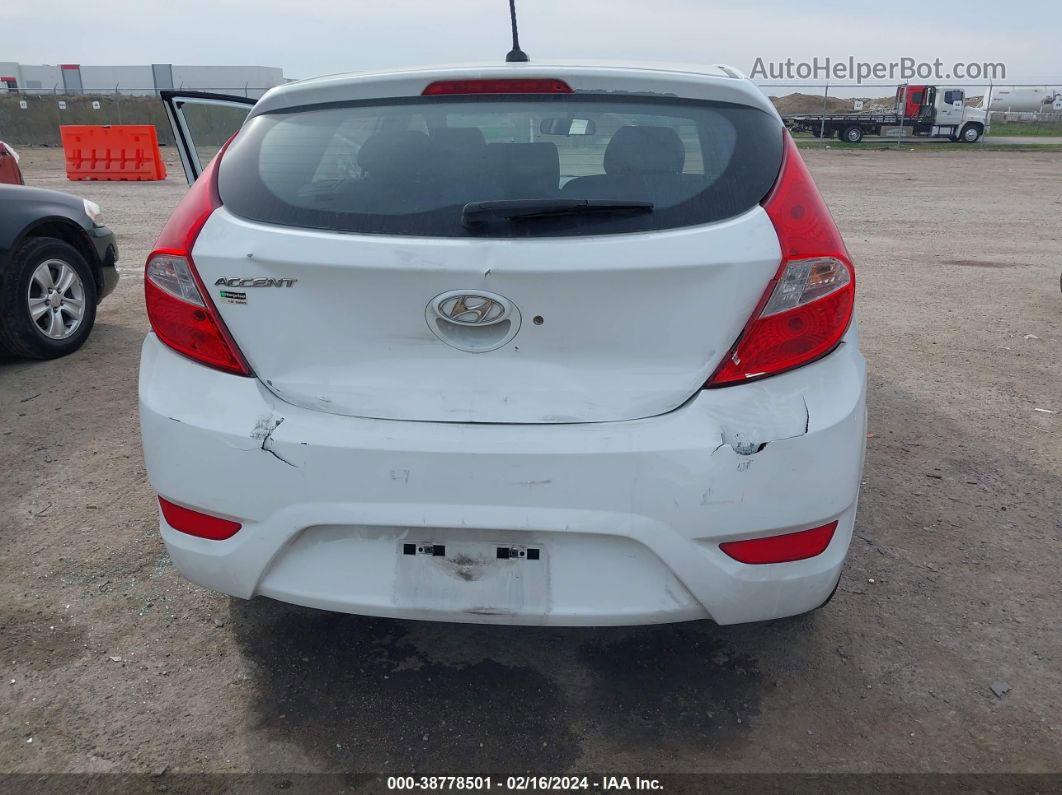 2016 Hyundai Accent Se White vin: KMHCT5AEXGU238688