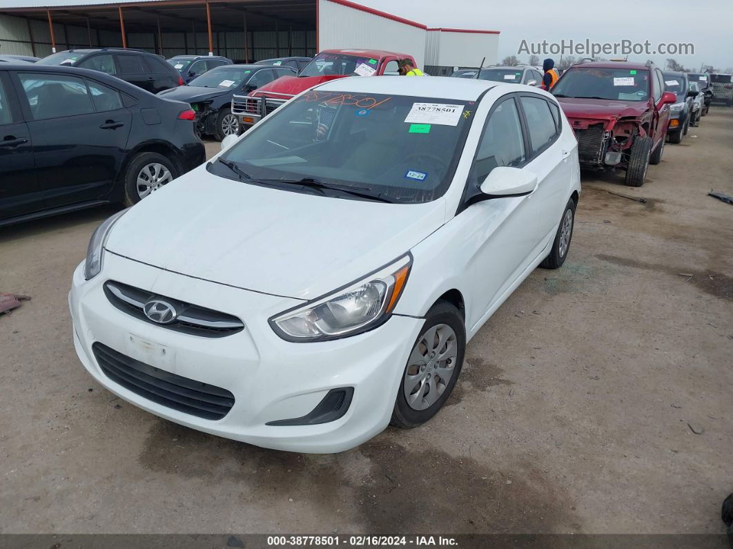 2016 Hyundai Accent Se White vin: KMHCT5AEXGU238688