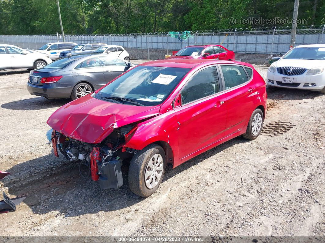 2016 Hyundai Accent Se Красный vin: KMHCT5AEXGU241400