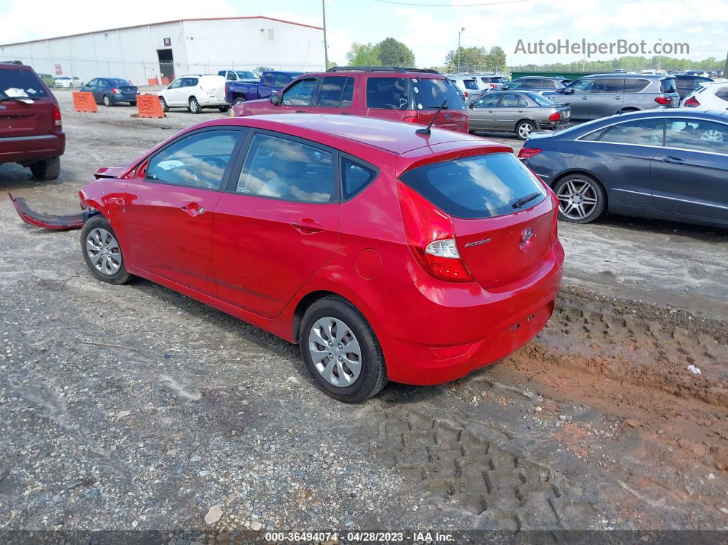 2016 Hyundai Accent Se Red vin: KMHCT5AEXGU241400