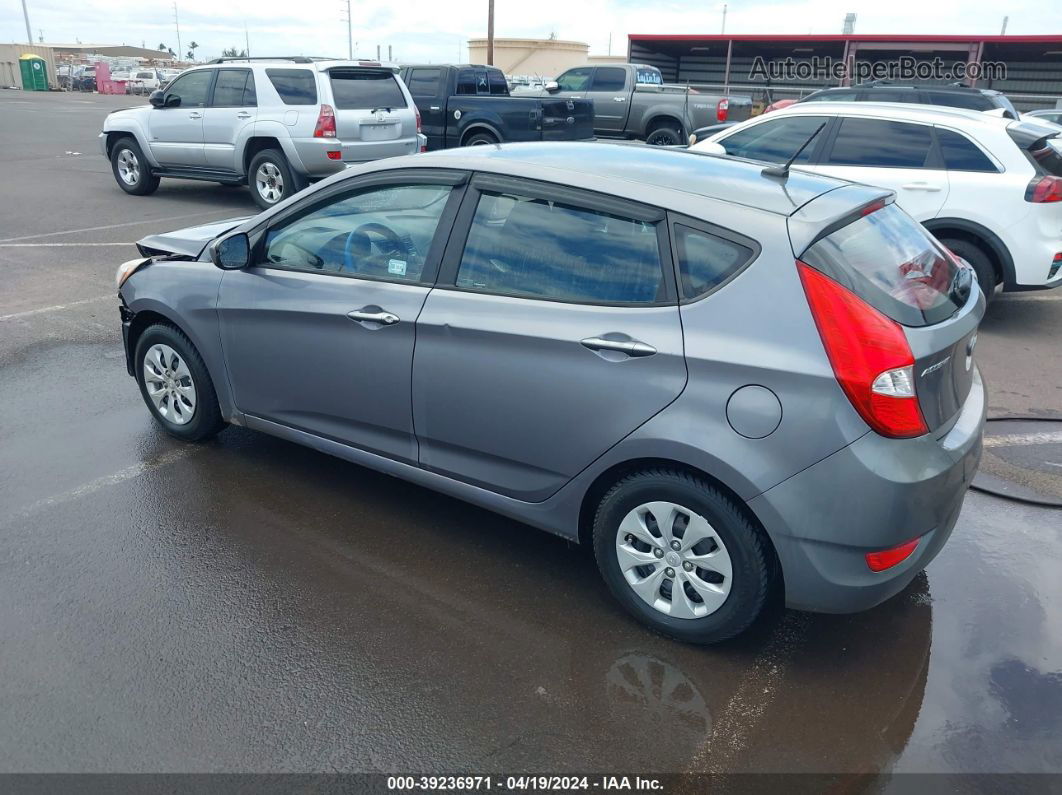 2016 Hyundai Accent Se Gray vin: KMHCT5AEXGU269293