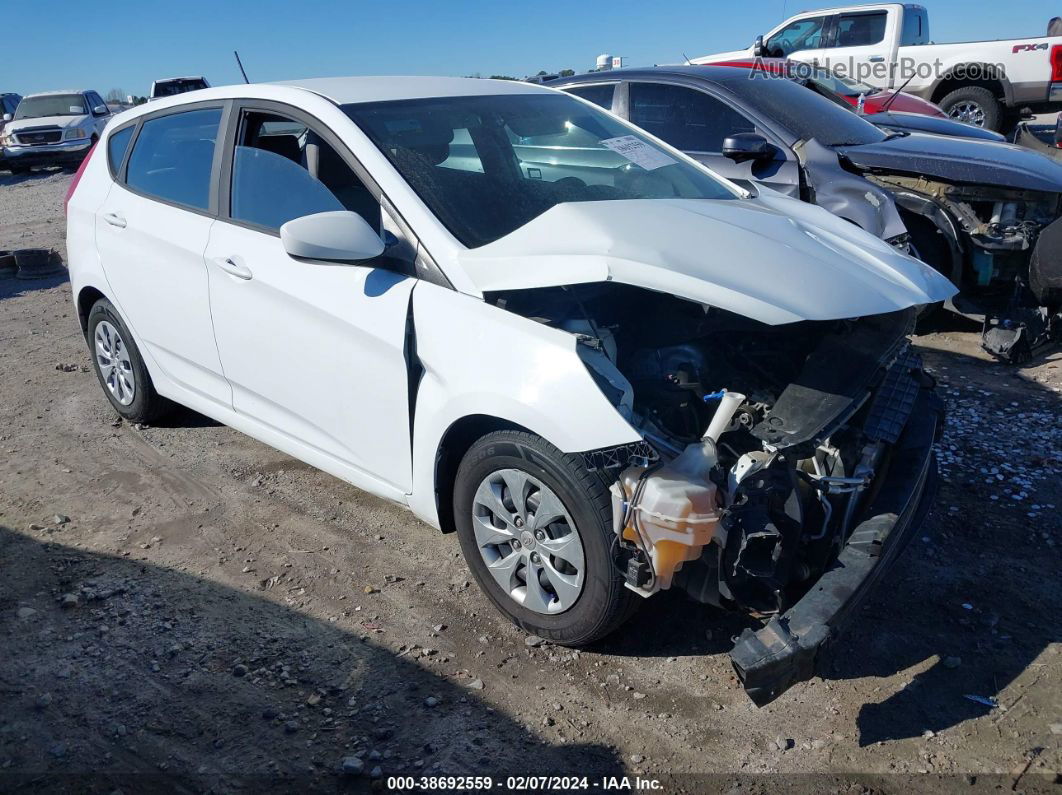 2016 Hyundai Accent Se White vin: KMHCT5AEXGU278575