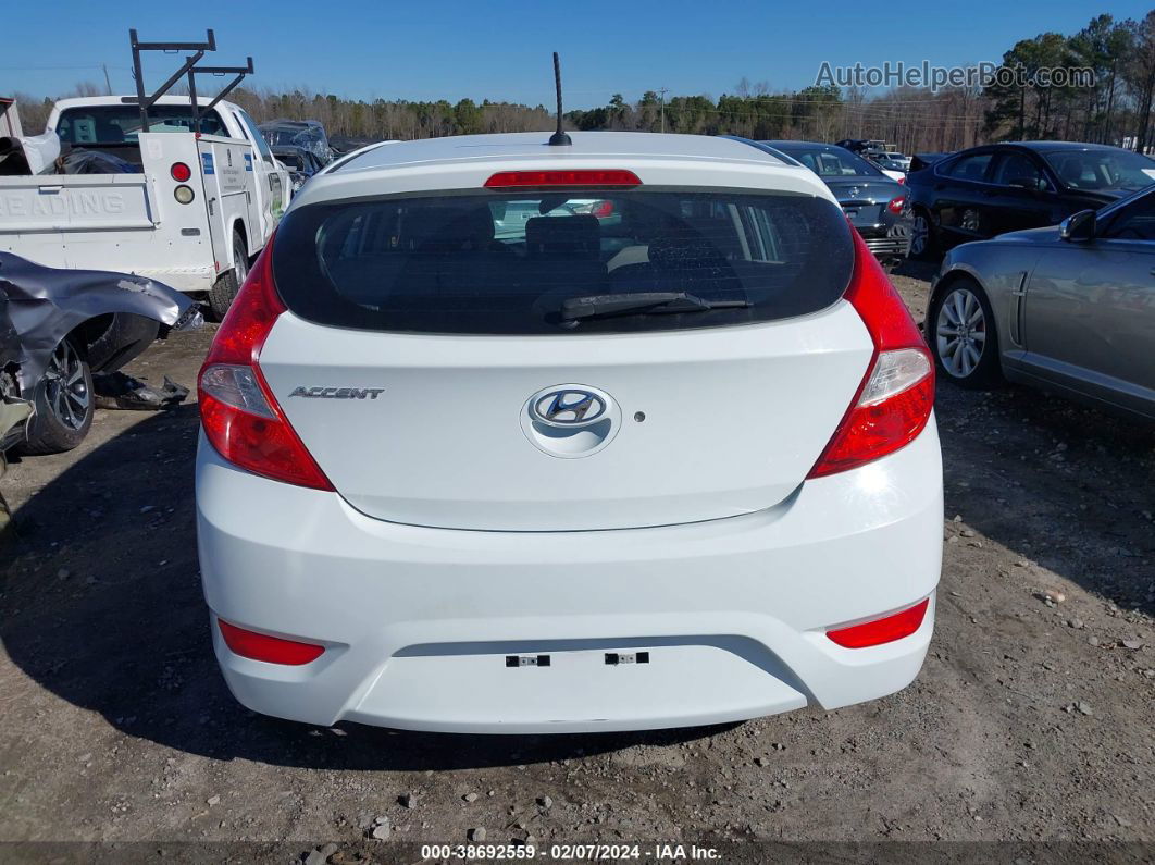 2016 Hyundai Accent Se White vin: KMHCT5AEXGU278575