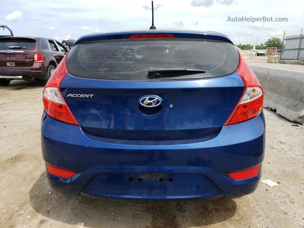 2016 Hyundai Accent Se Blue vin: KMHCT5AEXGU287373