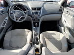 2016 Hyundai Accent Se Красный vin: KMHCT5AEXGU290483