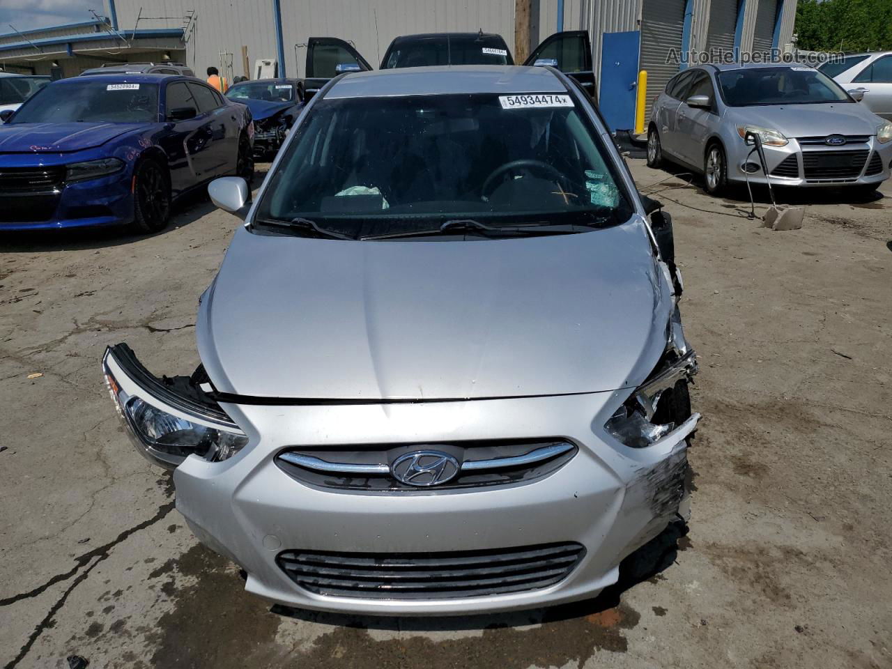 2017 Hyundai Accent Se Silver vin: KMHCT5AEXHU338355