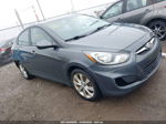 2013 Hyundai Accent Gls Gray vin: KMHCU4AE0DU273436