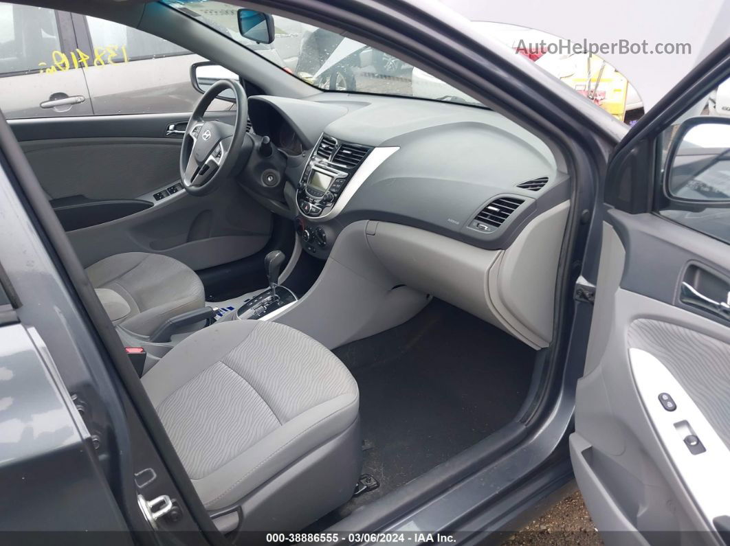 2013 Hyundai Accent Gls Gray vin: KMHCU4AE0DU273436