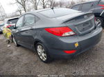 2013 Hyundai Accent Gls Gray vin: KMHCU4AE0DU273436