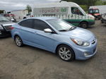 2013 Hyundai Accent Gls Blue vin: KMHCU4AE1DU380110