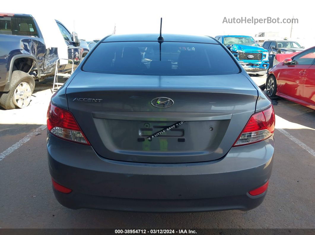 2014 Hyundai Accent Gls Gray vin: KMHCU4AE1EU624890