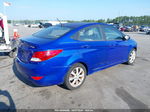 2014 Hyundai Accent Gls Blue vin: KMHCU4AE2EU763636