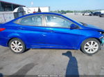 2014 Hyundai Accent Gls Синий vin: KMHCU4AE2EU763636