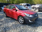 2013 Hyundai Accent Gls Red vin: KMHCU4AE3DU489409