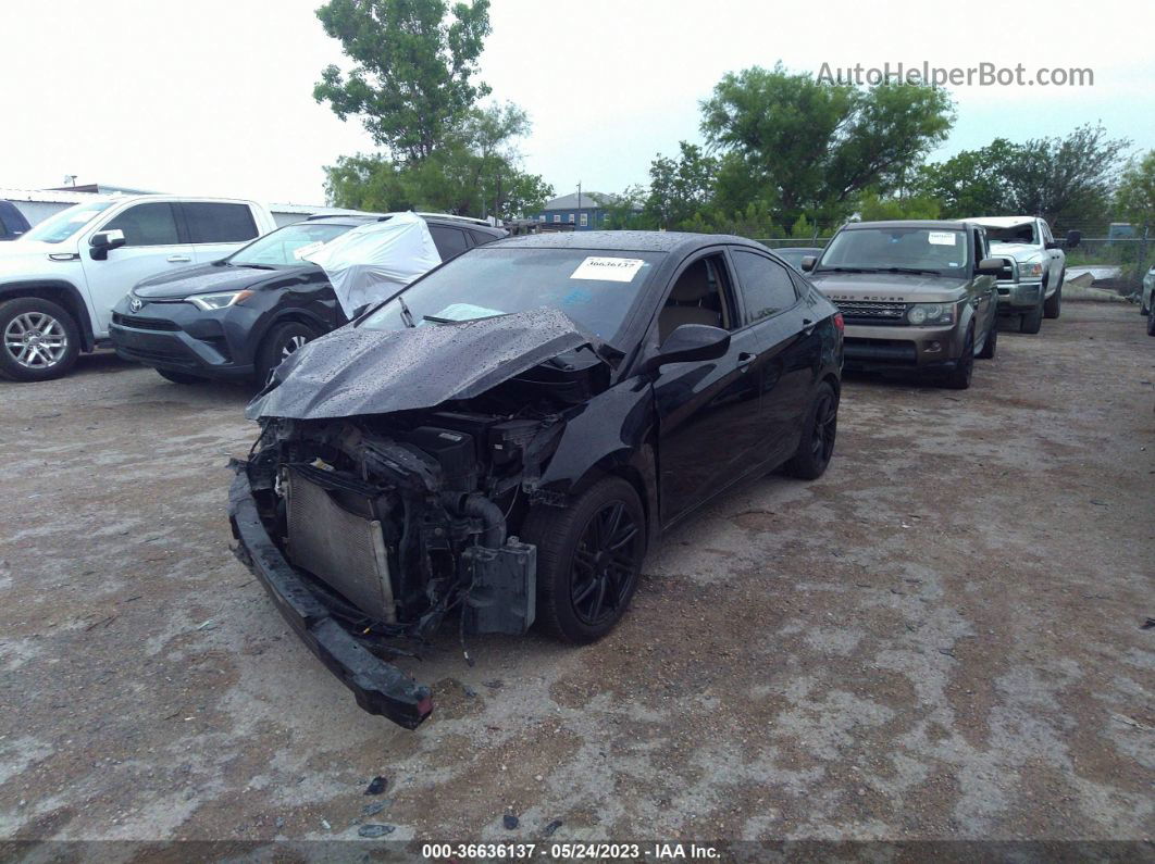 2015 Hyundai Accent Gls Black vin: KMHCU4AE3FU920253