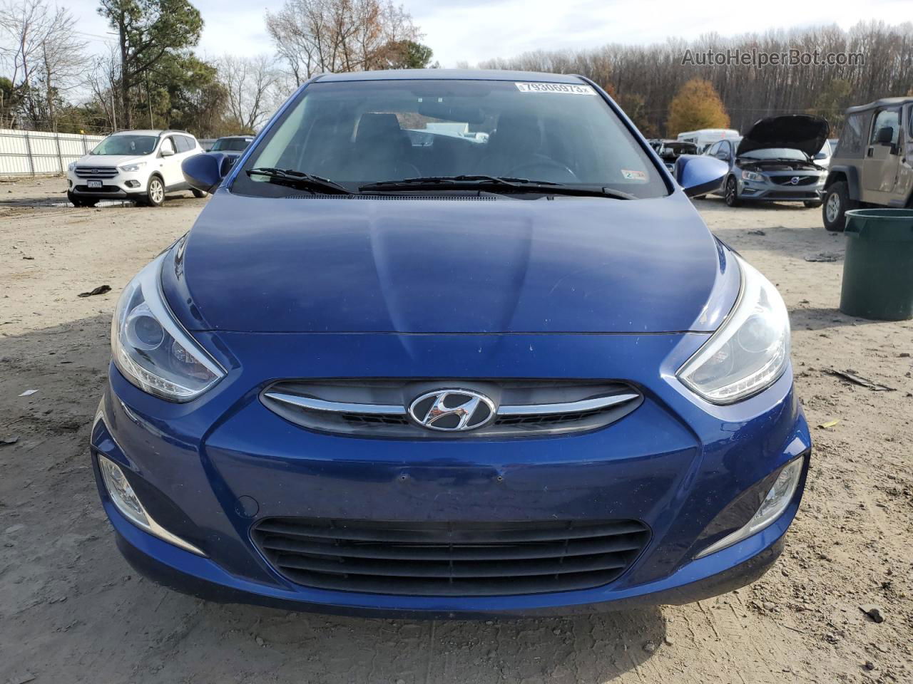 2016 Hyundai Accent Se Blue vin: KMHCU4AE3GU046763