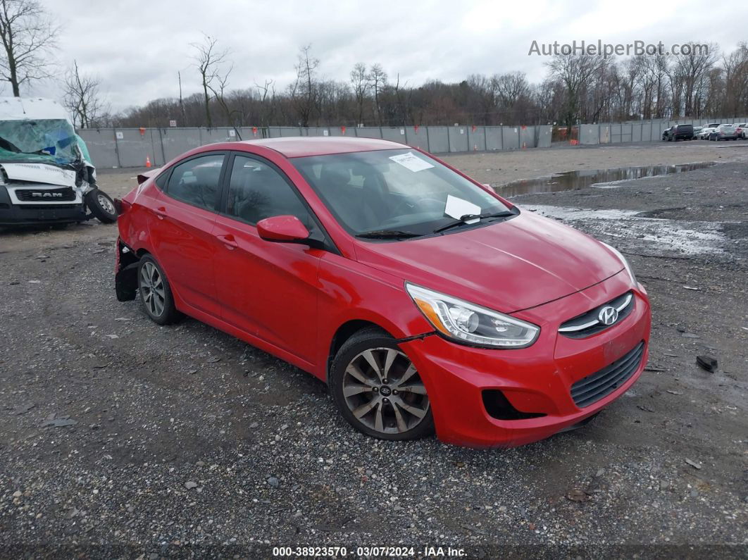 2015 Hyundai Accent Gls Red vin: KMHCU4AE5FU924501