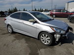 2013 Hyundai Accent Gls Silver vin: KMHCU4AE6DU315334